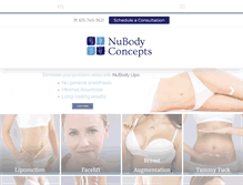Tablet Screenshot of nubodyconcepts.com